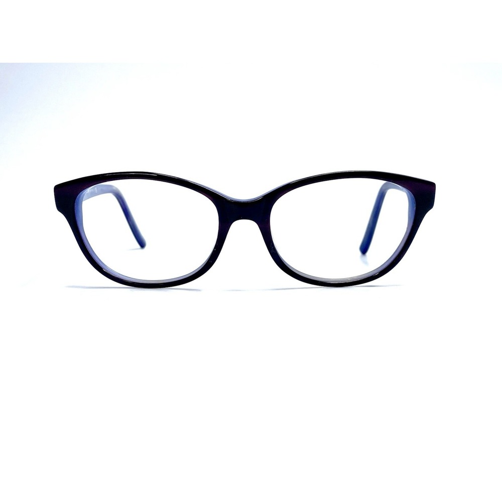 Kate Spade Black Lilac Purple Oval Cat Eye Glasses Purdy 0X14 52 16 135